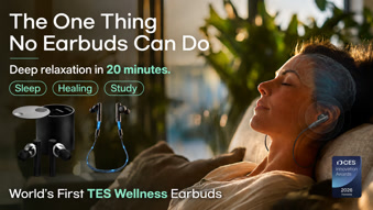 HealingFit TWS: TES Wellness Earbuds for Sleep & Relaxation